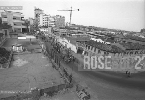 MESTRE 1976 MANIFESTAZIONE DEL PCI PER LE STRADE DI MESTRE © ARCHIVIO Graziano Arici/Rosebud2  POLITICA MANIFESTAZIONE PCI MESTRE CORTEO