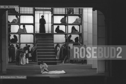 VENEZIA 1976 OPERA LIRICA LA CARRIERA DI UN LIBERTINO © ARCHIVIO Graziano Arici/Rosebud2   OPERA LIRICA MUSICA TEATRO LA CARRIERA LIRICA DI UN LIBERTINO COMPOSITORE IGOR STRAVINSKIJ