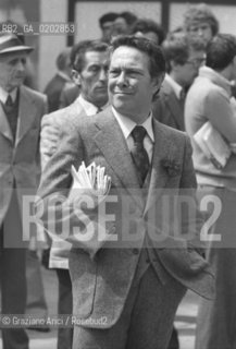 VENEZIA 1976         SENZA BRACCIO ALLA MANIFESTAZIONE PCI PER IL PRIMO MAGGIO © ARCHIVIO Graziano Arici/Rosebud2  POLITICA FOLLA MANIFESTAZIONE PROTESTA PCI PRIMO MAGGIO