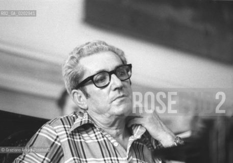 VENEZIA 1976 MARCELINO CAMACHO ALLA CONFERENZA DELLA BIENNALE SUL PROGETTO SPECIALE SPAGNA ©ARCHIVIO Graziano Arici/Rosebud2 BIENNALE CONFERENZA PROGETTO SPECIALE SPAGNA PRESIDENTE COMMISSIONI OPERAIE SPAGNOLE MARCELINO CAMACHO POLITICA