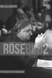 VENEZIA 1976 JAMES STIRLING ALLINCONTRO ARCHITETTURA EUROPA AMERICA CENTRO STORICO-SUBURBIO AI MAGAZZINI DEL SALE © ARCHIVIO Graziano Arici/Rosebud2  XXXVII BIENNALE ARCHITETTURA CONVEGNO ARCHITETTO JAMES STIRLING