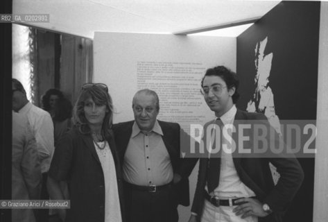 VENEZIA 1976 MARIO BARATTO E RINIO BRUTTOMESSO © ARCHIVIO Graziano Arici/Rosebud2  PROGETTO OPEN UNIVERSITY DELLA BBC XXXVII BIENNALE GRUPPI PERMANENTI DI LAVORO ARCHITETTO RINIO BRUTTOMESSO PRESIDE MARIO BARATTO