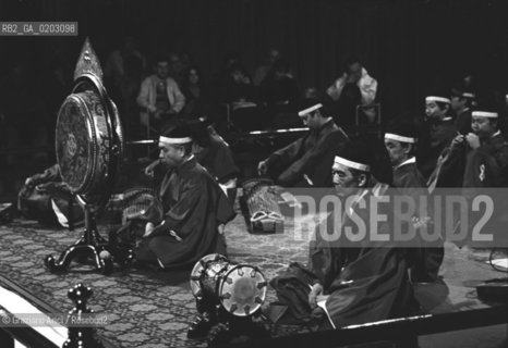 VENEZIA 1976 GAGAKU © ARCHIVIO Graziano Arici/Rosebud2  XXXVII BIENNALE MUSICA SPETTACOLO GAGAKU MUSICHE E BALLI CORTE IMPERIALE TOKYO PALAZZO DUCALE