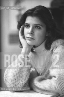 VENEZIA 1976 PRIMO PIANO DI PAMELA VILLORESI © ARCHIVIO Graziano Arici/Rosebud2  CINEMA ATTRICE PAMELA VILLORESI