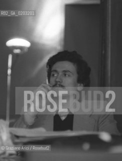 VENEZIA 1977  PRIMO PIANO MASSIMO DALEMA © ARCHIVIO Graziano Arici/Rosebud2  POLITICA MASSIMO DALEMA SEGRETARIO FGCI