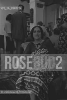 VENEZIA 1977 LUCIANA BOCCARDI © ARCHIVIO Graziano Arici/Rosebud2  MOGLIE  LUCIANA BOCCARDI GIORNALISTA RAI VIRGILIO BOCCARDI CASA AMICI