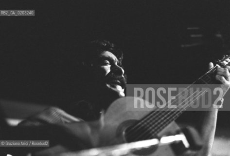 VENEZIA 1977 PRIMO PIANO ALBERTO DAMICO © ARCHIVIO Graziano Arici/Rosebud2  MUSICA POPOLARE CANZONIERE POPOLARE VENETO