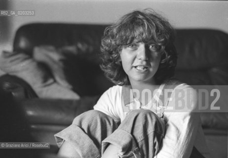 VENEZIA 1977 PRIMO PIANO ALBERTA SMITH © ARCHIVIO Graziano Arici/Rosebud2  FIGLIA FOTOGRAFO MARK SMITH ALBERTA SMITH