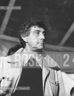 TRIESTE 1977 PRIMO PIANO FRANCO BASAGLIA © ARCHIVIO Graziano Arici/Rosebud2  RESEAU PSICHIATRI INCONTRO PSICHIATRIA FRANCO BASAGLIA PAZIENTI OSPEDALE PSICHIATRICO