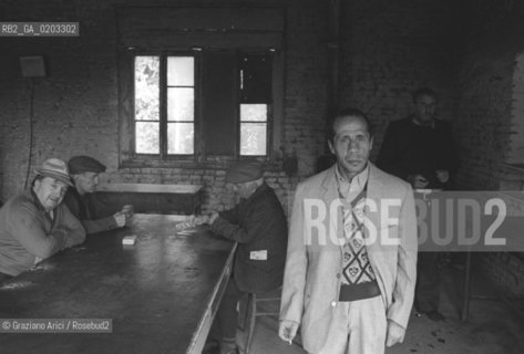 VENEZIA 1977 PAZIENTI OSPEDALE PSICHIATRICO INTERNI © ARCHIVIO Graziano Arici/Rosebud2  OSPEDALE PSICHIATRICO ISOLA SAN CLEMENTE