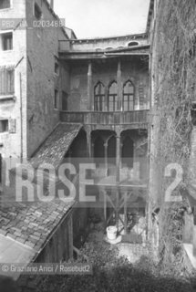 VENEZIA 1979 PALAZZO FORTUNY © ARCHIVIO Graziano Arici/Rosebud2  PALAZZO GOTICO FACCIATA LATERALE