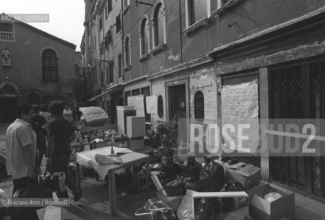 VENEZIA 1979 SFRATTO CASA DELLO STUDENTE  © ARCHIVIO Graziano Arici/Rosebud2  SFRATTO STUDENTI AUTONOMI  CAMPO SAN TOMA SCATOLONI