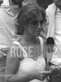 VENEZIA 1979 PRIMO PIANO DELLA FOTOGRAFA MARIE COSINDAS © ARCHIVIO Graziano Arici/Rosebud2  MOSTRA VENEZIA 79 LA FOTOGRAFIA