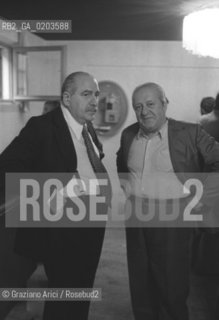 VENEZI A1979 PRESIDE MARIO BARATTO E PAOLO GRASSI © ARCHIVIO Graziano Arici/Rosebud2  CONFERENZA STAMPA AL GOLDONI TEATRO PAOLO GRASSI MOSTRA VENEZIA 79 LA FOTOGRAFIA