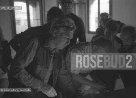 VENEZIA 1979 WORKS SHOPS CON IL FOTOGRAFO ERNST HAAS © ARCHIVIO Graziano Arici/Rosebud2  MOSTRA VENEZIA79 LA FOTOGRAFIA WORKS SHOPS PALAZZO FORTUNY