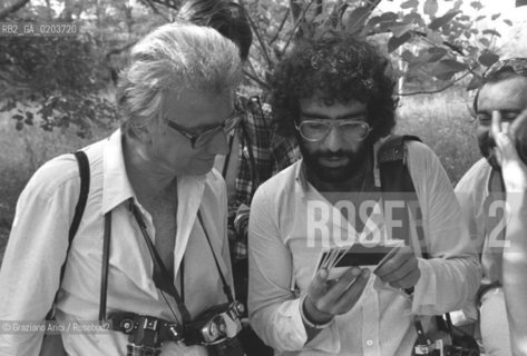 VENEZIA 1979 WORKS SHOPS CON IL FOTOGRAFO LUCIEN CLERGUE © ARCHIVIO Graziano Arici/Rosebud2  MOSTRA VENEZIA79 LA FOTOGRAFIA WORKS SHOPS LAZZARETTO NUOVO