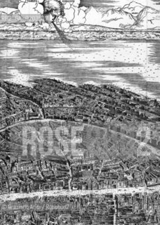 VENEZIA 1980 PIANTA VENEZIA DALLARCHIVIO DE BARBERI © ARCHIVIO Graziano Arici/Rosebud2  INCISORE 1500 JACOPO DE BARBERI CARTOGRAFIA VENEZIA