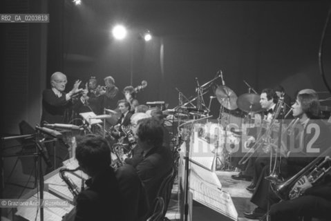 MESTRE 1980 MANIFESTAZIONE MESTRE JAZZ 80 © ARCHIVIO Graziano Arici/Rosebud2  MUSICA JAZZ DIRETTORE DORCHESTRA E PIANISTA GIL EVANS