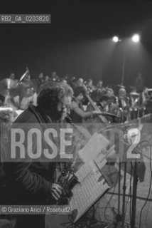 MESTRE 1980 MANIFESTAZIONE MESTRE JAZZ 80 © ARCHIVIO Graziano Arici/Rosebud2  MUSICA JAZZ SASSOFONISTA LEE KONITZ