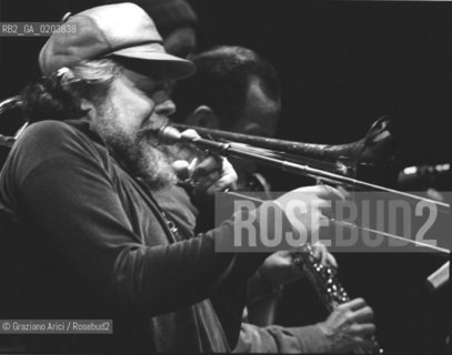 MESTRE 1980 MANIFESTAZIONE MESTRE JAZZ 80 JAZZISTA ROSWELL RUDD  © ARCHIVIO Graziano Arici/Rosebud2  MUSICA
