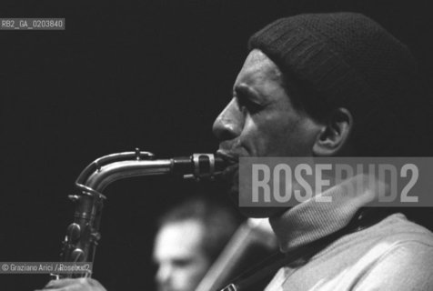 MESTRE 1980 MANIFESTAZIONE MESTRE JAZZ 80 JAZZISTA JOHN TCHICAI  © ARCHIVIO Graziano Arici/Rosebud2  MUSICA