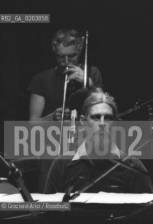 MESTRE 1980 MANIFESTAZIONE MESTRE JAZZ 80 JAZZISTA CHRIS MC GREGOR E RADU MALFATTI © ARCHIVIO Graziano Arici/Rosebud2  MUSICA BLUE NOTE