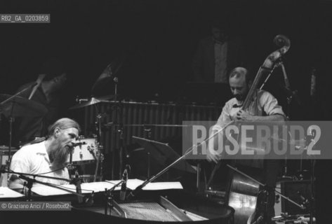MESTRE 1980 MANIFESTAZIONE MESTRE JAZZ 80 JAZZISTA CHRIS MC GREGOR E HARRY MILLER   © ARCHIVIO Graziano Arici/Rosebud2  MUSICA BLUE NOTE