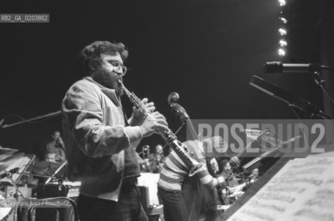MESTRE 1980 MANIFESTAZIONE MESTRE JAZZ 80 JAZZISTA EVAN PARKER   © ARCHIVIO Graziano Arici/Rosebud2  MUSICA CONVERSACTIONS