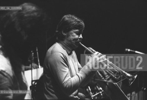 MESTRE 1980 MANIFESTAZIONE MESTRE JAZZ 80 JAZZISTA MANFRED SCHOOF   © ARCHIVIO Graziano Arici/Rosebud2  MUSICA ELINGTONIANA
