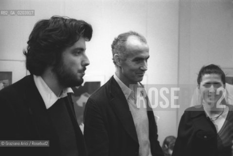 VENEZIA 1977 PRIMO PIANO LUIGI NONO © ARCHIVIO Graziano Arici/Rosebud2  INCONTRO BOTTEGA ARTISTI COMPOSITORE LUIGI NONO