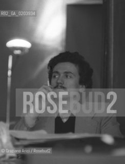 VENEZIA 1977  PRIMO PIANO MASSIMO DALEMA © ARCHIVIO Graziano Arici/Rosebud2  POLITICA MASSIMO DALEMA SEGRETARIO FGCI