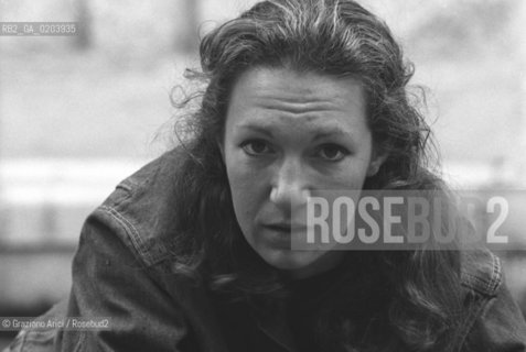 VENEZIA 1977 PRIMO PIANO ANNA RENZINI © ARCHIVIO Graziano Arici/Rosebud2  DONNA PRIMO PIANO CONOSCENTE