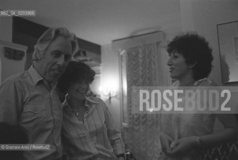 VENEZIA 1977 VIRGILIO BOCCARDI © ARCHIVIO Graziano Arici/Rosebud2  GIORNALISTA RAI VIRGILIO BOCCARDI CASA AMICI