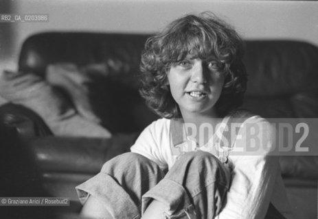 VENEZIA 1977 PRIMO PIANO ALBERTA SMITH © ARCHIVIO Graziano Arici/Rosebud2  FIGLIA FOTOGRAFO MARK SMITH ALBERTA SMITH