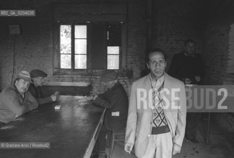 VENEZIA 1977 PAZIENTI OSPEDALE PSICHIATRICO INTERNI © ARCHIVIO Graziano Arici/Rosebud2  OSPEDALE PSICHIATRICO ISOLA SAN CLEMENTE