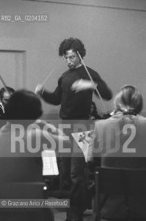 VENEZIA 1978 RICCARDO ABBADO ©ARCHIVIO Graziano Arici/Rosebud2 ORHESTRA DA CAMERA VENEZIA DIRETTORE ORCHESTRA RICCARDO ABBADO