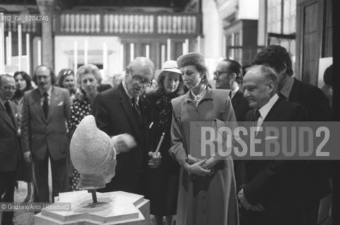 VENEZIA 1979 PRINCIPESSA DI KENT ALLINAUGURAZIONE DELLA PORTA DELLA CARTA © ARCHIVIO Graziano Arici/Rosebud2  PORTA DELLA CARTA PALAZZO DUCALE PRINCIPENSSA DI KENT