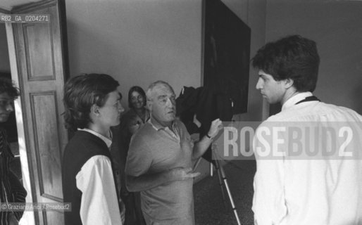 VENEZIA 1979 ERICH LESSING © ARCHIVIO Graziano Arici/Rosebud2  WORK SHOP MOSTRA VENEZIA 79 LA FOTOGRAFIA FOTOGRAFO ERICH LESSING ASSESSORATO ALLA CULTURA