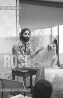 VENEZIA 1979 FOTOGRAFO NEAL SLAVIN  © ARCHIVIO Graziano Arici/Rosebud2  MOSTRA VENEZIA79 LA FOTOGRAFIA WORKS SHOPS PALAZZO FORTUNY