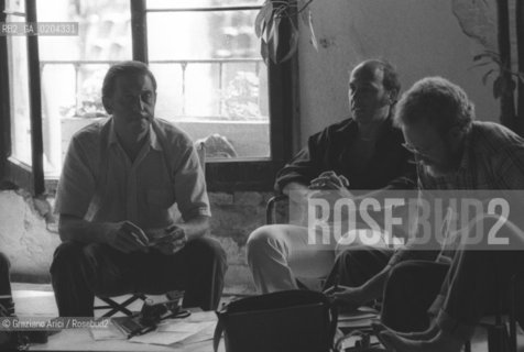 VENEZIA 1979 WORKS SHOPS CON IL FOTOGRAFO LEE FRIEDLANDER  © ARCHIVIO Graziano Arici/Rosebud2  MOSTRA VENEZIA 79 LA FOTOGRAFIA PALAZZO FORTUNY