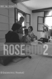 VENEZIA 1979 WORKS SHOPS CON IL FOTOGRAFO LEE FRIEDLANDER  © ARCHIVIO Graziano Arici/Rosebud2  MOSTRA VENEZIA 79 LA FOTOGRAFIA PALAZZO FORTUNY