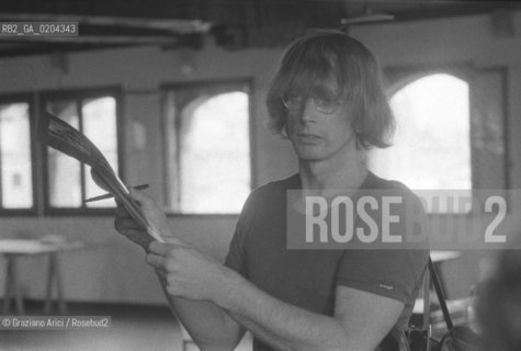 VENEZIA 1979 WORKS SHOPS CON IL FOTOGRAFO WILL MCBRIDE  © ARCHIVIO Graziano Arici/Rosebud2  MOSTRA VENEZIA 79 LA FOTOGRAFIA PALAZZO FORTUNY