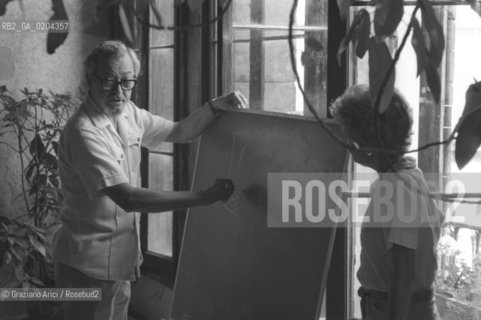 VENEZIA 1979 WORKS SHOPS CON IL FOTOGRAFO SISSON  © ARCHIVIO Graziano Arici/Rosebud2  MOSTRA VENEZIA 79 LA FOTOGRAFIA PALAZZO FORTUNY