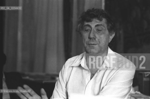 VENEZIA 1979 PSICHIATRA FRANCO BASAGLIA © ARCHIVIO Graziano Arici/Rosebud2  MOSTRA VENEZIA79 LA FOTOGRAFIA PALAZZO FORTUNY