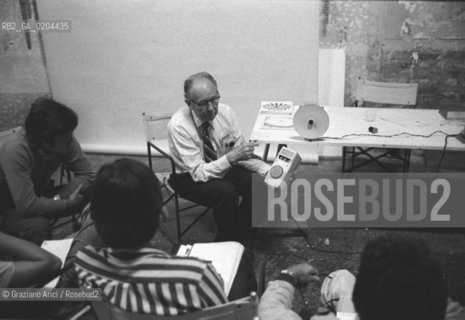 VENEZIA 1979 FOTOGRAFO HAROLD EDGERTON © ARCHIVIO Graziano Arici/Rosebud2  MOSTRA VENEZIA79 LA FOTOGRAFIA WORKS SHOPS PALAZZO FORTUNY