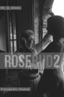 VENEZIA 1979 WORKS SHOPS CON IL FOTOGRAFO ERNST HAAS © ARCHIVIO Graziano Arici/Rosebud2  MOSTRA VENEZIA79 LA FOTOGRAFIA WORKS SHOPS PALAZZO FORTUNY