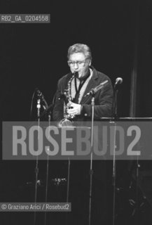 MESTRE 1980 MANIFESTAZIONE MESTRE JAZZ 80 © ARCHIVIO Graziano Arici/Rosebud2  MUSICA JAZZ SASSOFONISTA LEE KONITZ