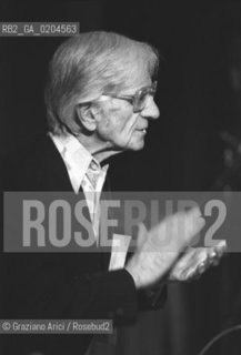 MESTRE 1980 MANIFESTAZIONE MESTRE JAZZ 80 © ARCHIVIO Graziano Arici/Rosebud2  MUSICA JAZZ DIRETTORE DORCHESTRA E PIANISTA GIL EVANS