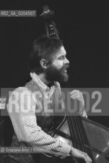 MESTRE 1980 MANIFESTAZIONE MESTRE JAZZ 80 BLACK LOVE CALL © ARCHIVIO Graziano Arici/Rosebud2  MUSICA JAZZISTA CAMERON BROWN