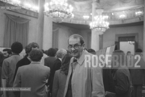 VENEZIA 1980 ARCHITETTO GINO VALLE © ARCHIVIO Graziano Arici/Rosebud2  MOSTRA 10 IMMAGINI PER VENEZIA ALA NAPOLEONICA